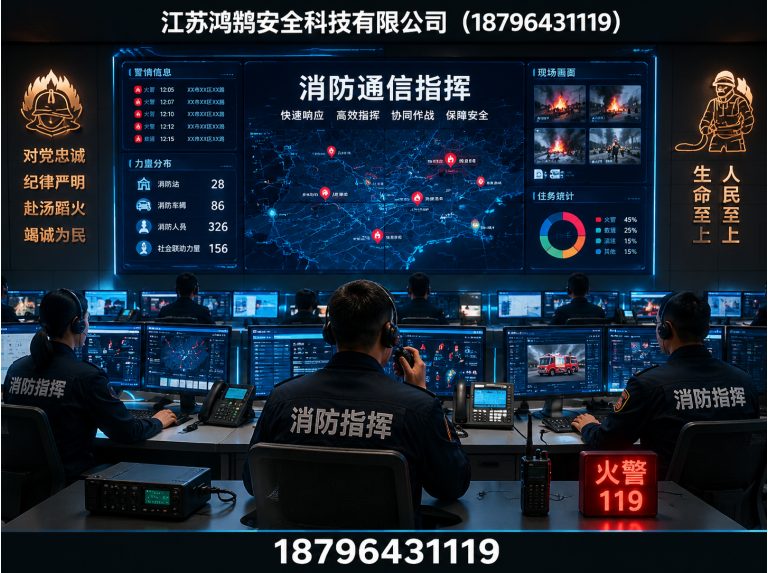 自贡应急指挥系统展示图